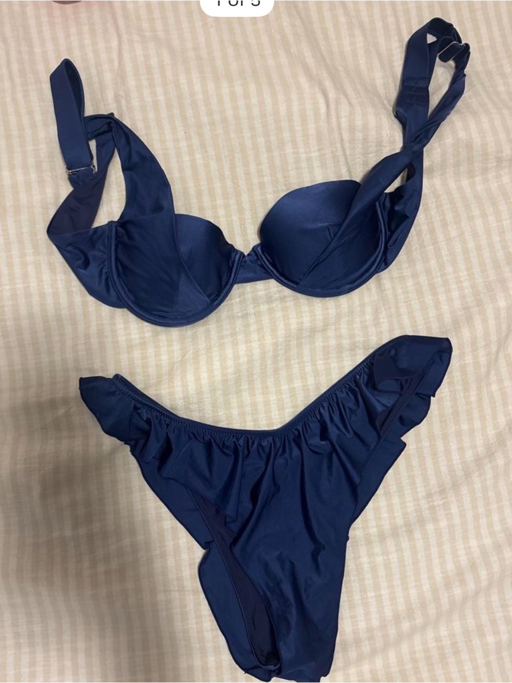 Blackbough Navy Blue Bikini Set